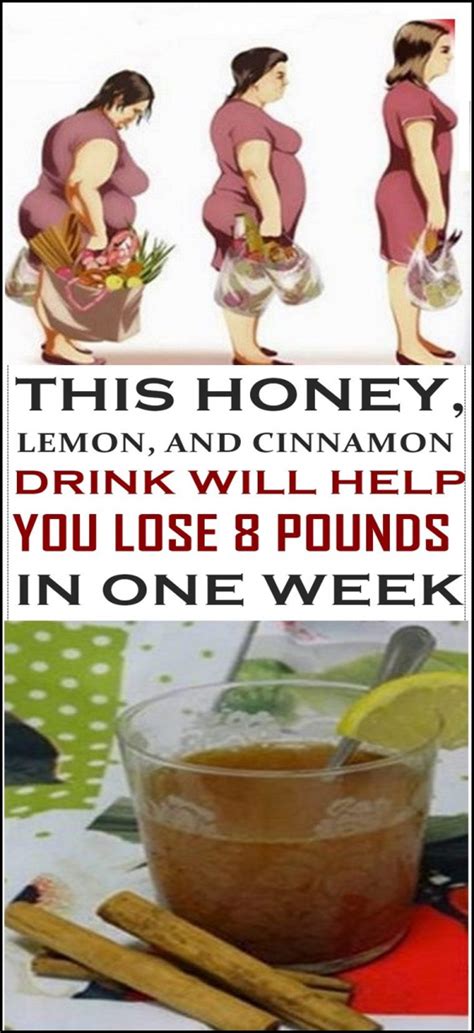 This Honey Lemon And Cinnamon Drink Will Help You Lose 8 Pounds In One
