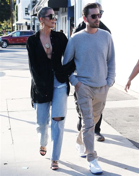 Khloe Kardashian And Scott Disick Look Cozy Walking Arm In Arm