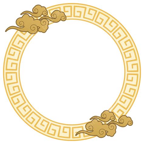 round circle gold frame chinese style vector art chinese round chinese vector circle chinese