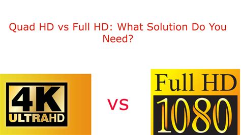 Quad Hd Vs Full Hd What Resolution Do You Need