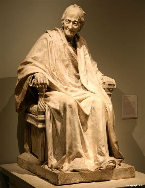 Voltaire Seated Artist Jean Antoine Houdon French Sculpture