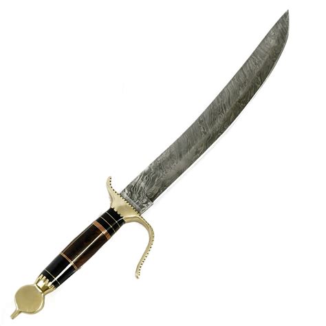 Scimitar Sword High Carbon Folded Damascus Steel 19 Battling Blades