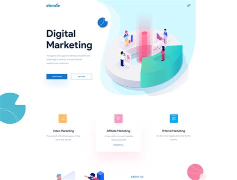 Digital Marketing Website Design by Ashik 🕸 for Team Oreo on Dribbble