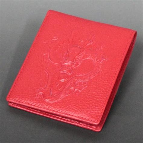 Fuusuikazan Rakuten Global Market Dragon Feng Shui Wallet 二 Fold Red