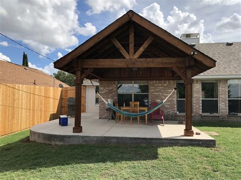 Outdoor Living Rustic Patio Cover In Frisco Texas