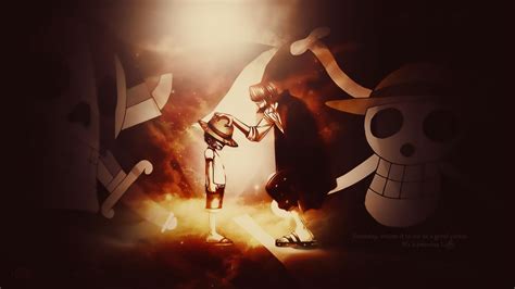 Shanks And Luffy Desktop Wallpaper One Piece By Whu Dan On Deviantart