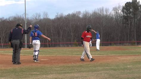 Louisburg High School at Franklinton High Baseball Bottom of 1st inning