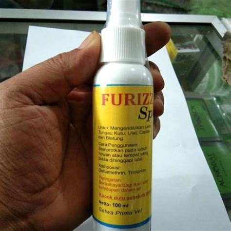 Jual Obat Kutu Lalat Ulat Hewan Furizza Spray 100Ml Di Seller Arsya