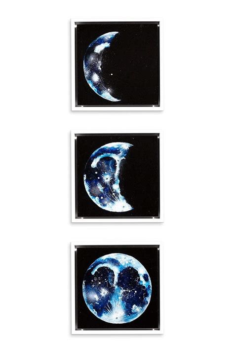 Phases Of The Moon Original Set Of 3 Sold Wyecliffe Original Art