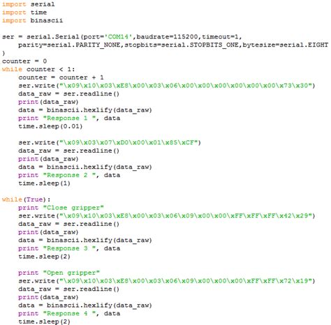 Controlling The Robotiq 2 Finger Gripper With Modbus Commands In Python