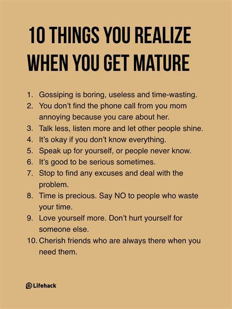 what is the true meaning of being a mature person here are 10 surefire signs that you ve