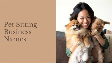 Pet Sitting Business Names 180 Unique Pet Sitting Services Name Ideas