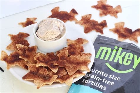 Place enough tortilla strips to be frying just a single layer; Festive Cinnamon Sugar Tortilla Chips | Milk & Honey Nutrition