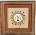 Lot - 2pc Signed Native American Sand Paintings