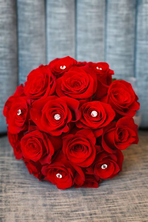 A Beautiful Bridal Bouquet Red Bouquet Wedding Red Rose Bouquet