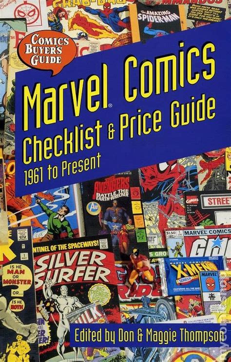 Marvel Comic Price List