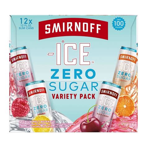 Smirnoff Ice Zero Sugar Variety Pack 12 Ct 12 Fl Oz Shipt