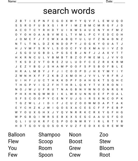 Search Words Word Search Wordmint