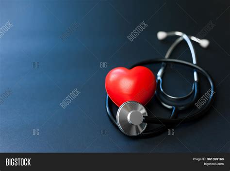 Red Heart Stethoscope Image And Photo Free Trial Bigstock