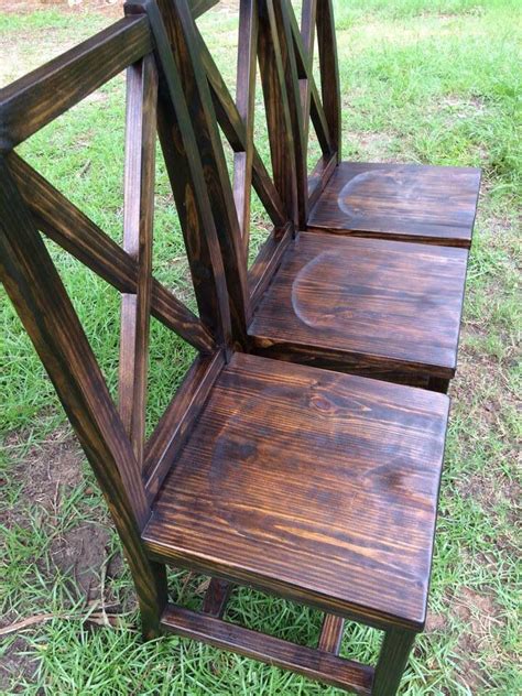 Handmade dining chairs with X back. | インテリア 家具, インテリア, 家具