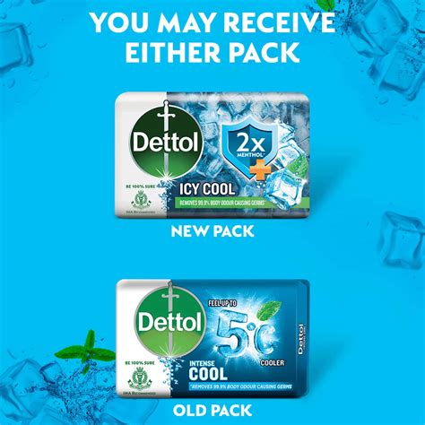 Buy Dettol Intense Cool Bathing Soap Bar With Menthol G Online Get Upto Off At Pharmeasy