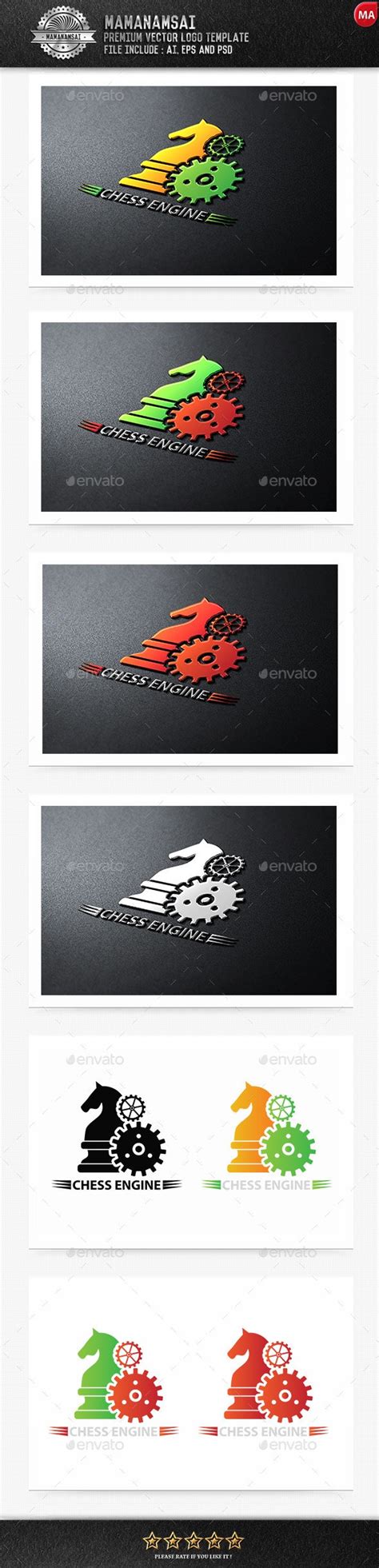 Chess Engine Logo Logo Templates Graphicriver