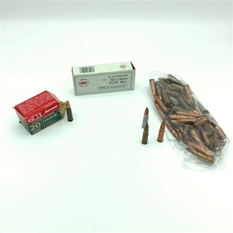 Assorted 762 X 39 Ammunition Approx 100 Rounds Sfrc