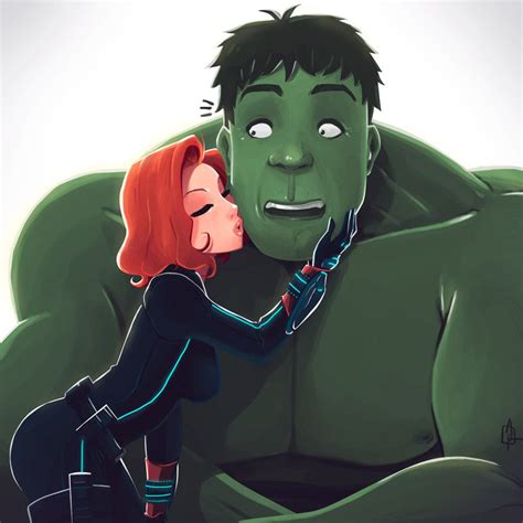 Black Widow And Hulk By Arthur França Avengers Marvel Characters