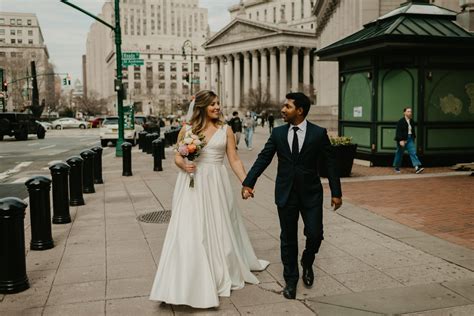 An Intimate Spring Elopement At Nyc City Hall