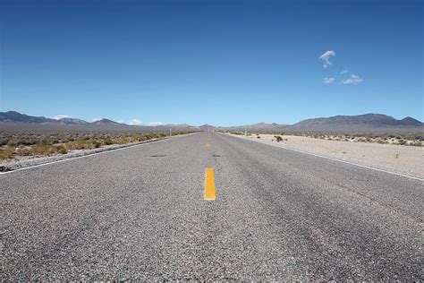 Hd Wallpaper Highway Desert Road Asphalt Extraterrestrial Highway