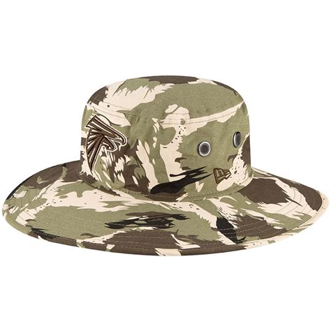 Mens New Era Camo Atlanta Falcons Adventure Boonie Bucket Hat