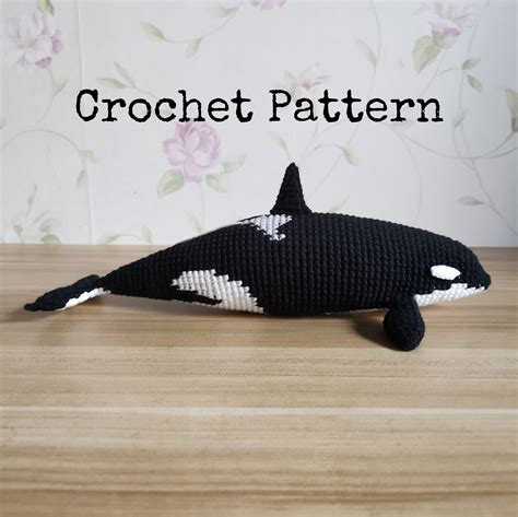 Killer Whale Crochet Pattern Orca Orca Whale Dolphin Etsy France