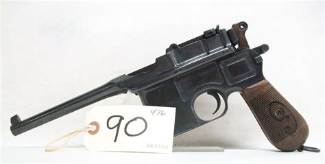 Mauser C96 Broomhandle Handgun