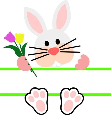 Download Free Split Easter Bunny Svg Images Free SVG files | Silhouette