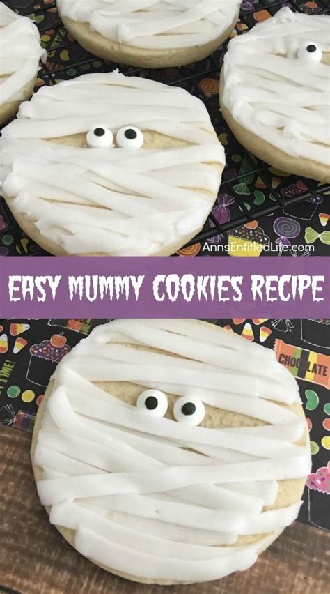 Mummy Cookies Recipe These Adorable Mummy Cookies Are A Spooktacular