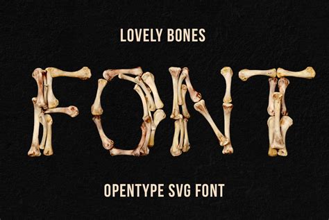 Bones Font Opentype Typeface