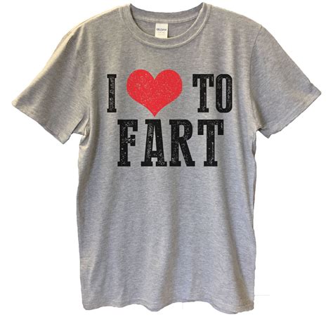 Funny Threadz Mens Fart T Shirt I Love To Fart” Funny T Shirt T For Dad Funny Threadz 2x