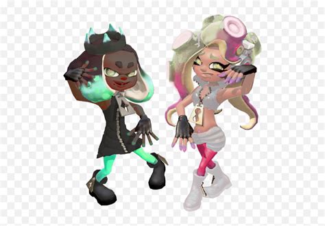 Cursed Marina And Pearl Color Swap I Fictional Character Png Pearl Splatoon Icon Free
