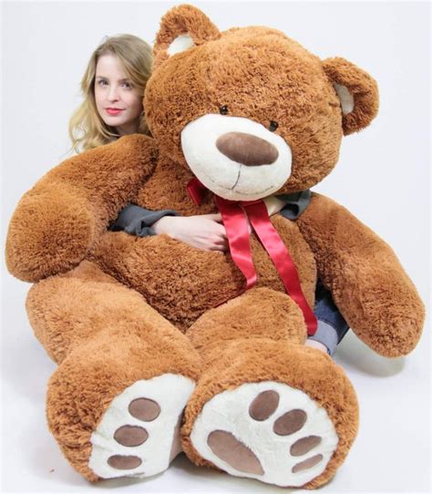 Giant Teddy Bear In Big Box Fully Stuffed And Ready To Hug Huge 5 Foot Soft Plush Teddybear With