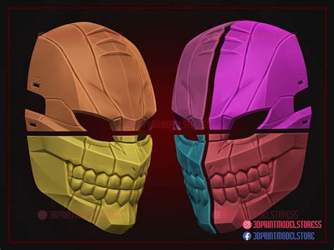 Hollow Mask Halloween Costume Custom Cosplay Mask Stl Etsy