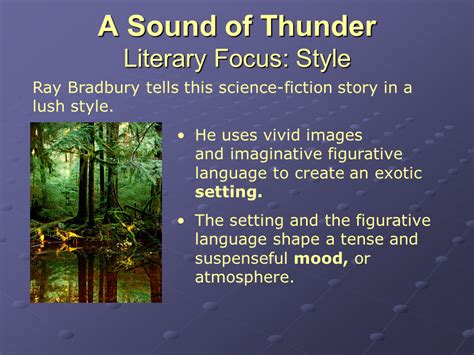 Listen to albums and songs from a sound of thunder. A Sound of Thunder Introducing the Story