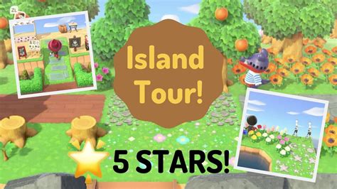 Animal Crossing New Horizons 5 Star Island Tour 200 Hours Youtube