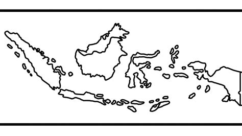 74 Gambar Sketsa Peta Indonesia Hd Terbaru Info Gambar