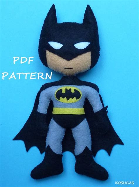 Pdf Sewing Pattern To Make A Felt Batman 78 Inches Tall It Is Not A