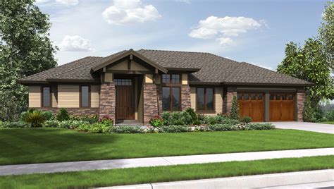 Modern prairie style home plans are based on designs created by architect frank lloyd wright. Contemporary House Plan 1339 The Briarwood: 2694 Sqft, 3 ...
