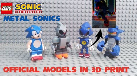 Lego Sonic Official Metal Sonic Silver Sonic And Mecha Sonic Models In