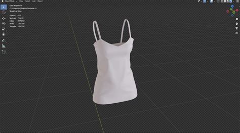 Bra Top Camisole 3d Model Cgtrader