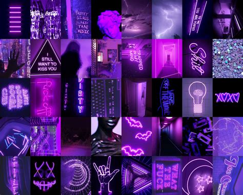 Purple Aesthetic Neon Aesthetic Neon Purple Wallpapers Wallpaper Cave