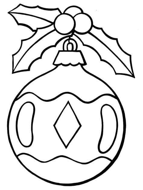 Free printable stocking coloring pages. Christmas Ornament Coloring Pages - Best Coloring Pages ...