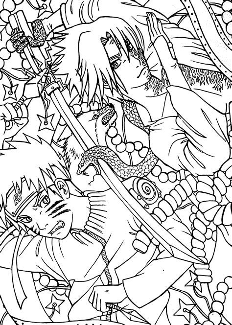 Naruto Vs Sasuke Drawing At Getdrawings Free Download